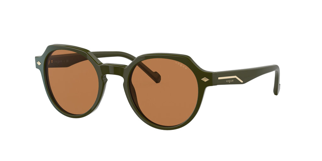 Vogue VO 5370S Full Green / Brown 48 / Plastic / Plastic