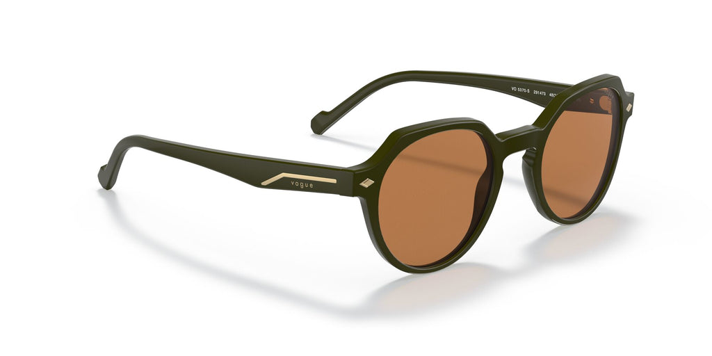 Vogue VO 5370S Full Green / Brown 48 / Plastic / Plastic