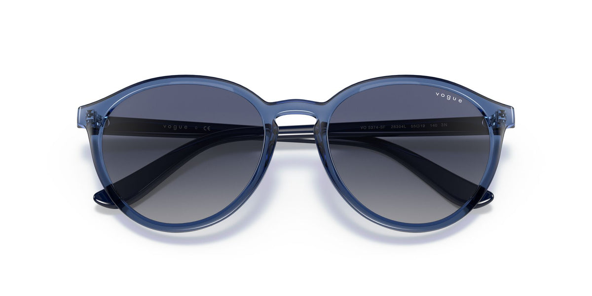 Vogue VO 5374SF Blue Transparent / Light Grey Gradient Dark Blue 55 / Plastic / Plastic