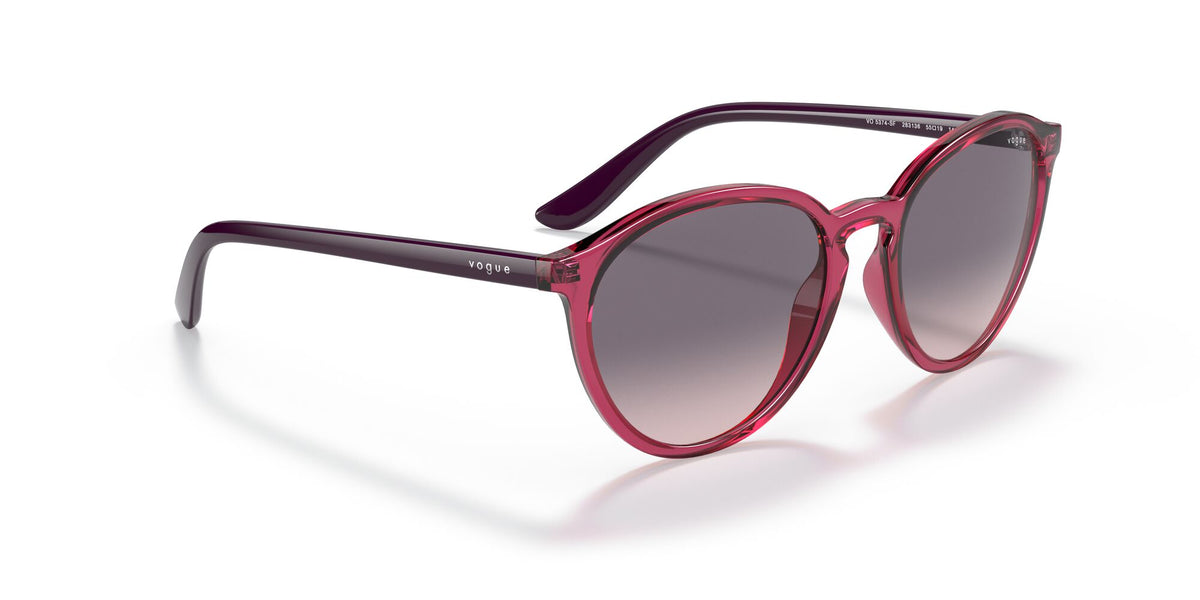 Vogue VO 5374SF Violet Transparent / Pink Gradient Dark Grey 55 / Plastic / Plastic