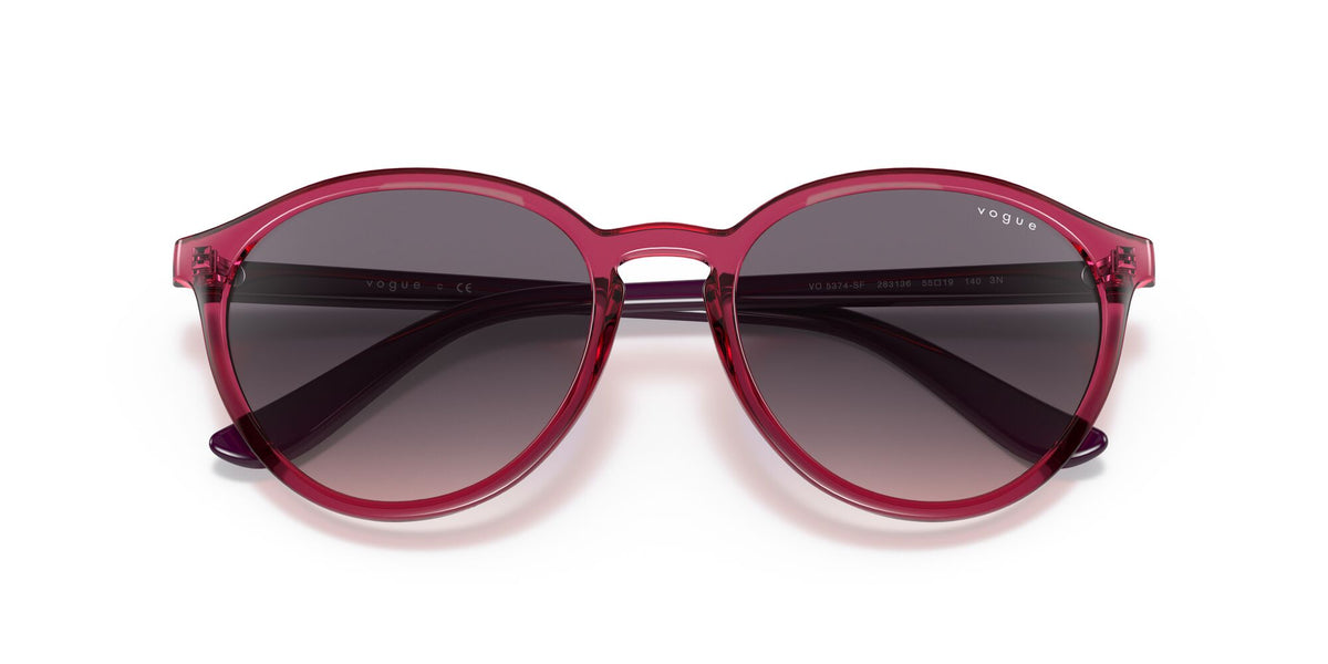 Vogue VO 5374SF Violet Transparent / Pink Gradient Dark Grey 55 / Plastic / Plastic