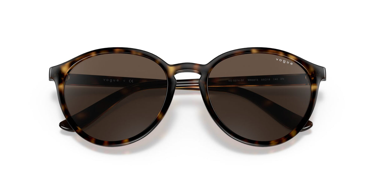 Vogue 0VO5374SF W65673 55 Dark Havana/ Dark Brown 55 / Plastic / Plastic