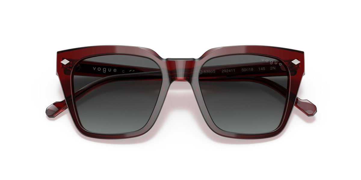 Vogue 0VO5380S 292411 50 Transparent Bordeaux/ Grey Gradient 50 / Plastic / Plastic