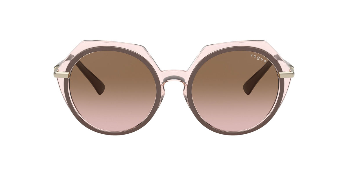 Vogue VO 5384SB Top Brown/Transparent Pink / Pink Gradient Grey 53 / Plastic / Metal