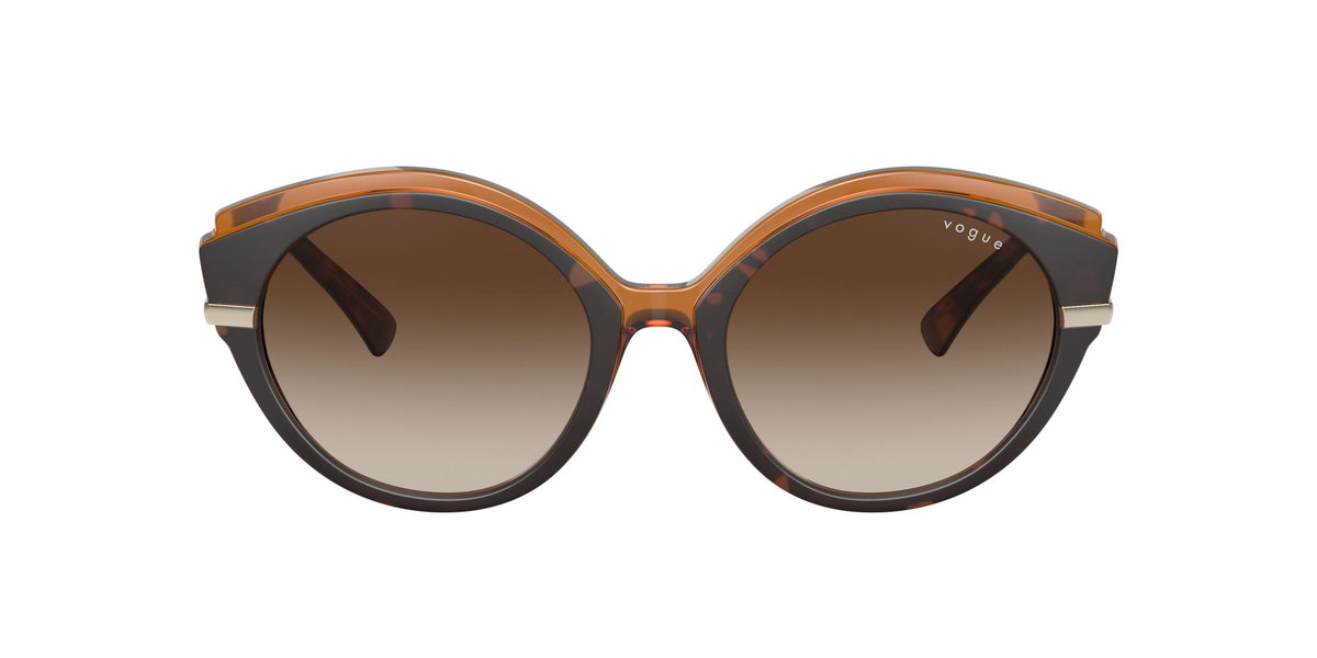 Vogue VO 5385SB Top Havana/Light Brown / Brown Gradient 53 / Plastic / Metal