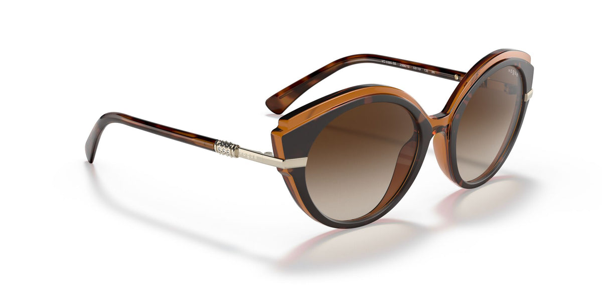 Vogue VO 5385SB Top Havana/Light Brown / Brown Gradient 53 / Plastic / Metal
