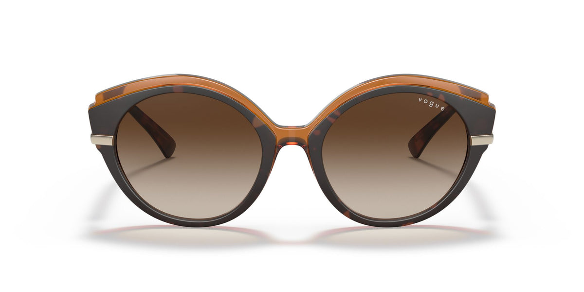 Vogue VO 5385SB Top Havana/Light Brown / Brown Gradient 53 / Plastic / Metal