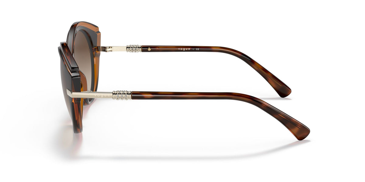 Vogue VO 5385SB Top Havana/Light Brown / Brown Gradient 53 / Plastic / Metal