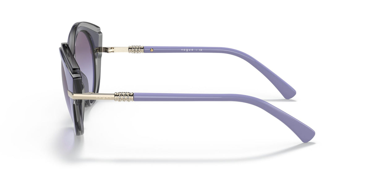 Vogue VO 5385SB Top Violet/Transparent Grey / Violet Gradient Dark Grey 53 / Plastic / Metal