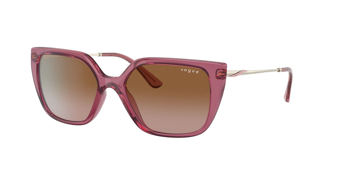 Vogue VO 5386SF Transparent Purple / Brown Gradient 55 / Plastic / Metal