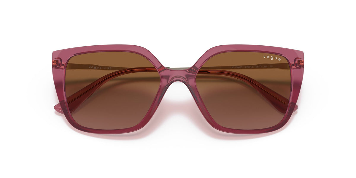 Vogue VO 5386SF Transparent Purple / Brown Gradient 55 / Plastic / Metal