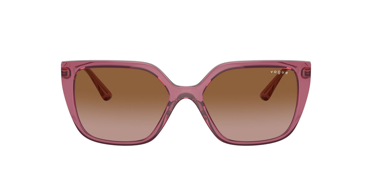 Vogue 0VO5386S 279813 54 Transparent Purple/ Brown Gradient 54 / Plastic / Metal