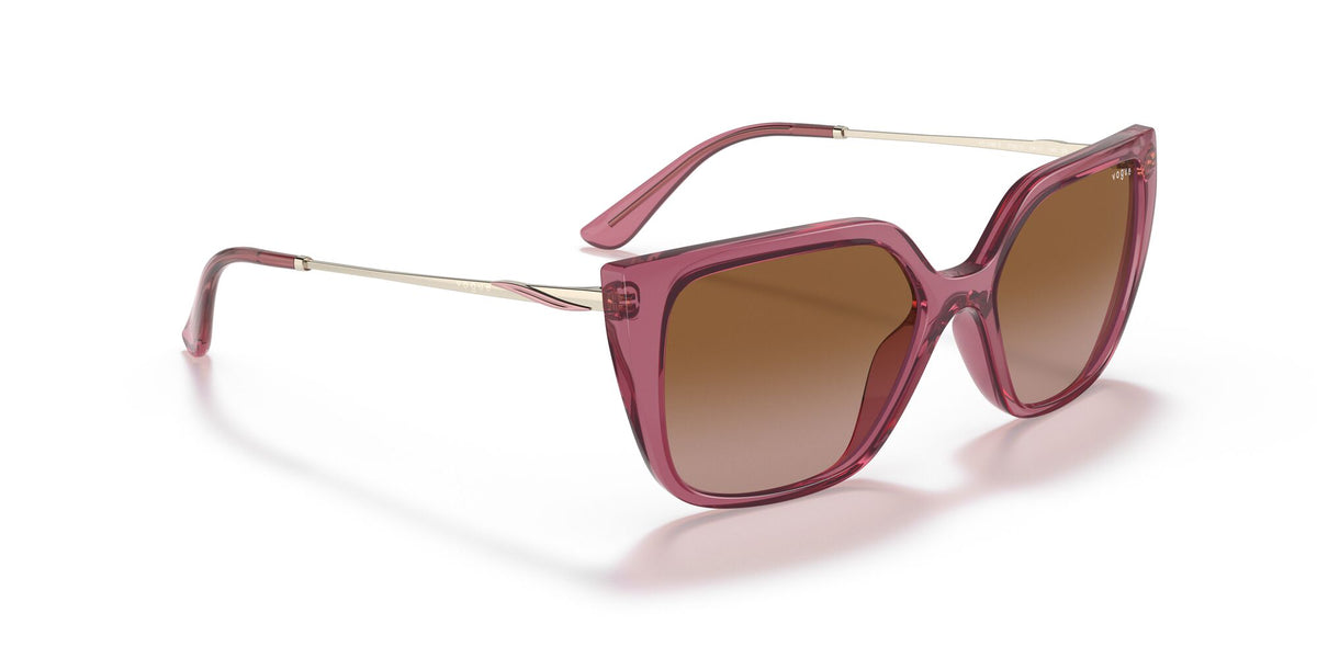 Vogue 0VO5386S 279813 54 Transparent Purple/ Brown Gradient 54 / Plastic / Metal