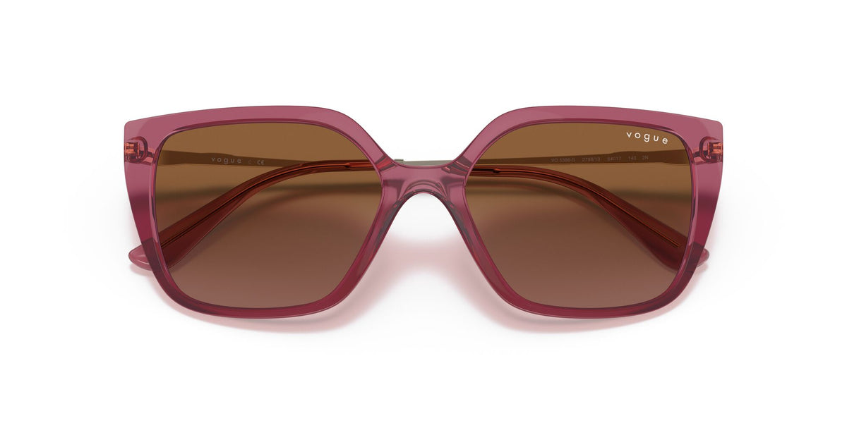Vogue 0VO5386S 279813 54 Transparent Purple/ Brown Gradient 54 / Plastic / Metal