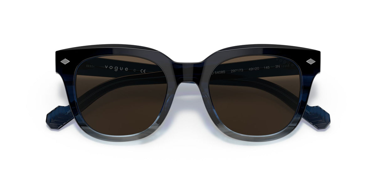 Vogue VO 5408S Gradient Blue / Dark Brown 49 / Plastic / Plastic