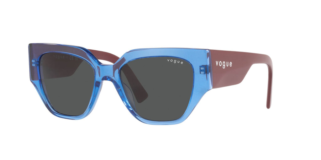 Vogue 0VO5409S 295187 52 Transparent Blue/ Dark Grey 52 / Plastic / Plastic