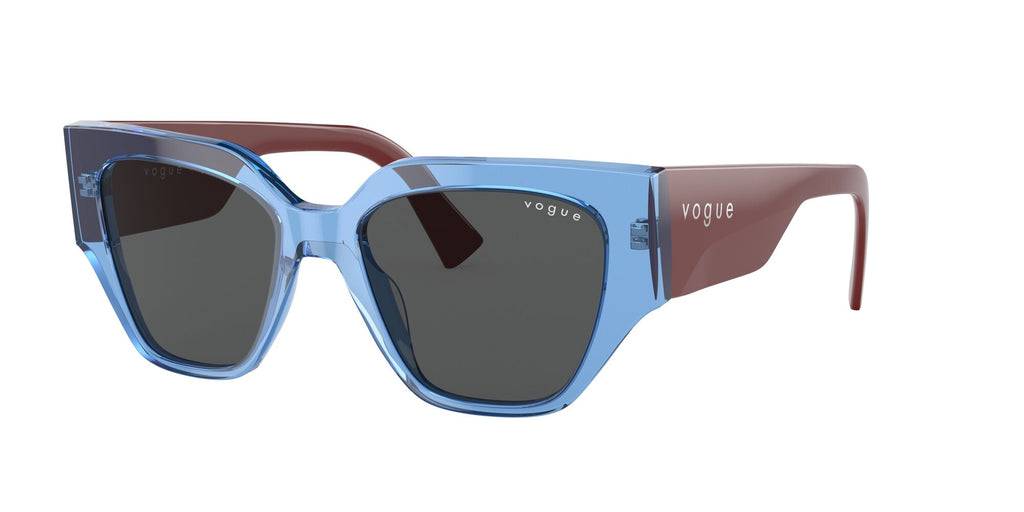 Vogue 0VO5409S 295187 52 Transparent Blue/ Dark Grey 52 / Plastic / Plastic