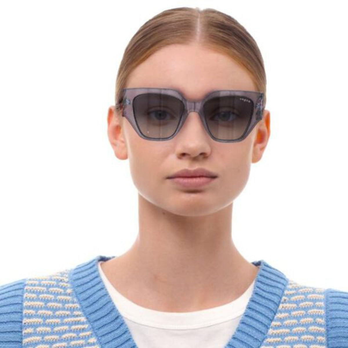 Vogue VO 5409S Transparent Lilac / Light Grey Gradient Dark Blue 52 / Plastic / Plastic