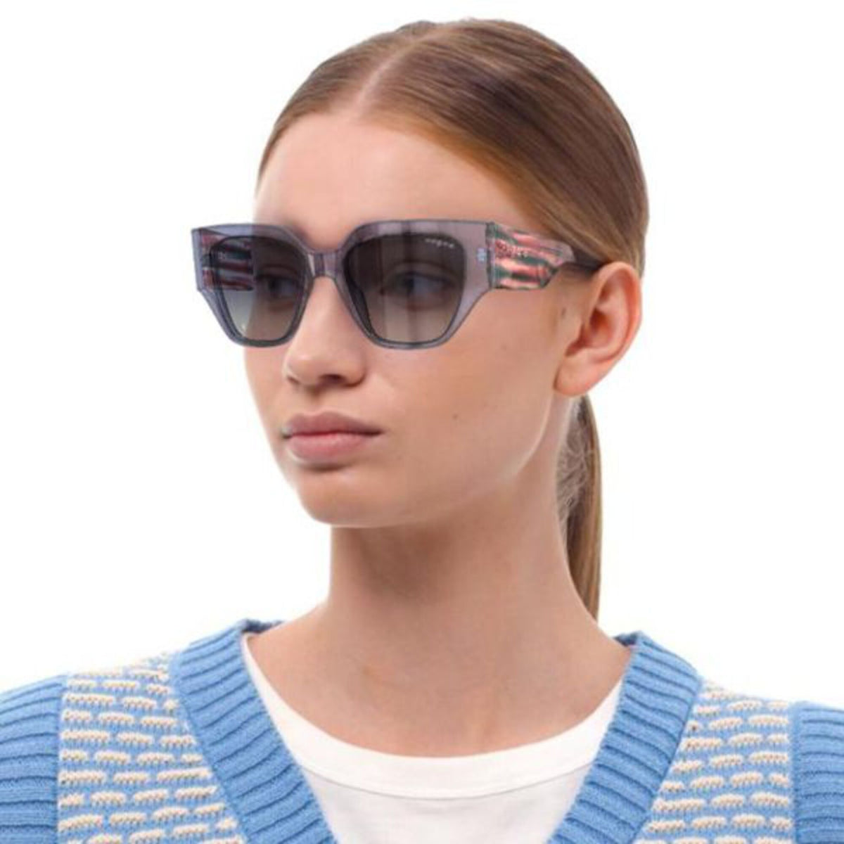 Vogue VO 5409S Transparent Lilac / Light Grey Gradient Dark Blue 52 / Plastic / Plastic