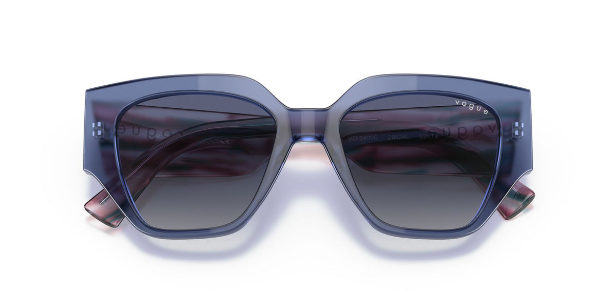 Vogue VO 5409S Transparent Lilac / Light Grey Gradient Dark Blue 52 / Plastic / Plastic
