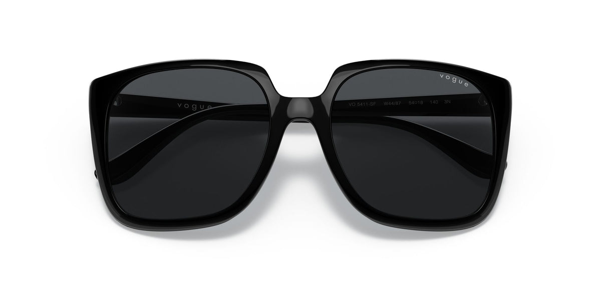 Vogue VO 5411SF Black / Dark Grey 54 / Plastic / Plastic