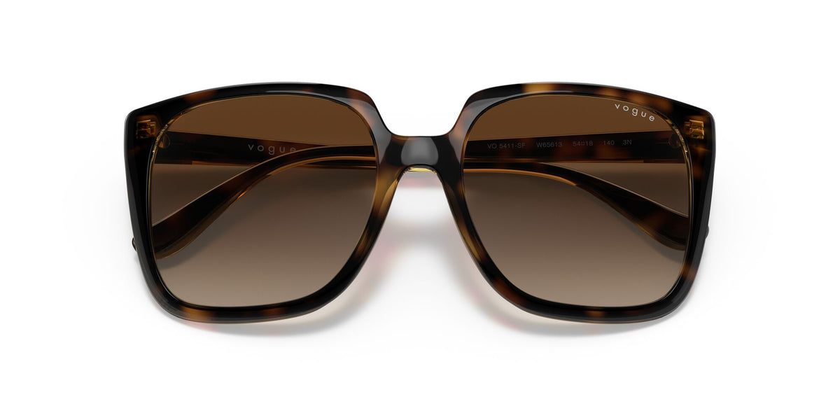 Vogue VO 5411SF Dark Havana / Brown Gradient 54 / Plastic / Plastic