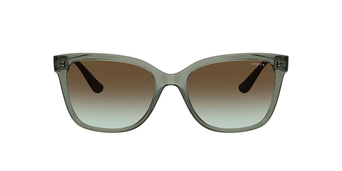 Vogue  0VO5426S 3086E8 54 Transparent Mallard Green/ Green Gradient Brown