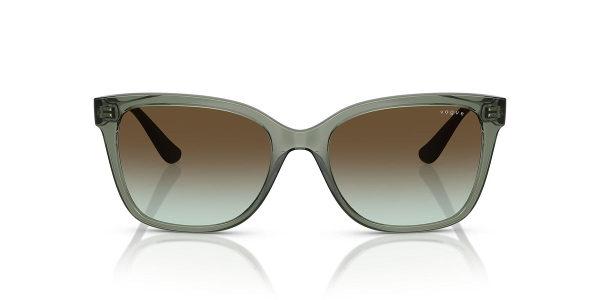 Vogue  0VO5426S 3086E8 54 Transparent Mallard Green/ Green Gradient Brown