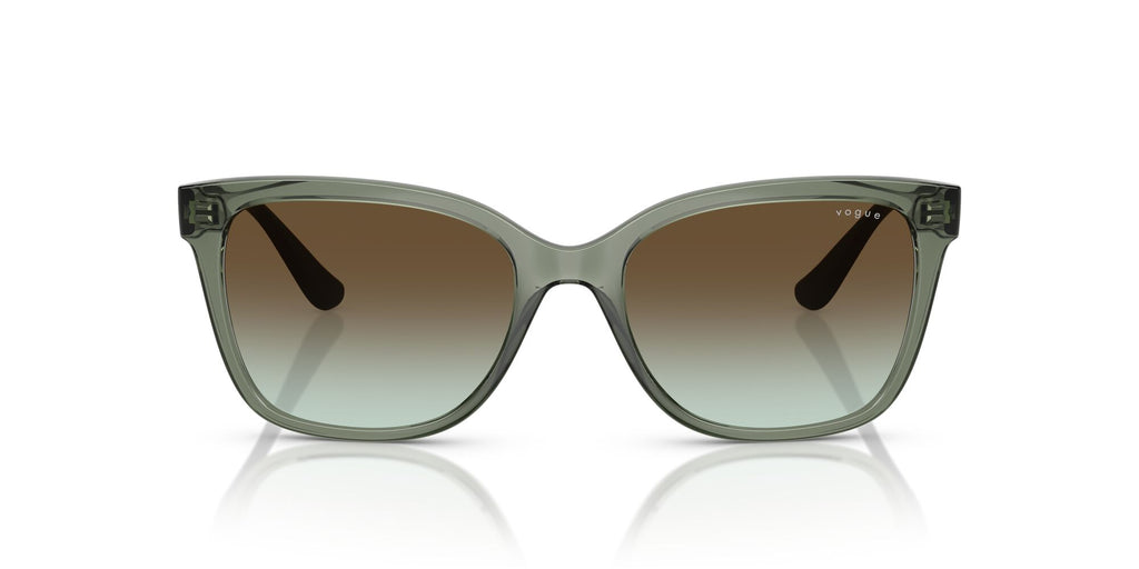 Vogue  0VO5426S 3086E8 54 Transparent Mallard Green/ Green Gradient Brown