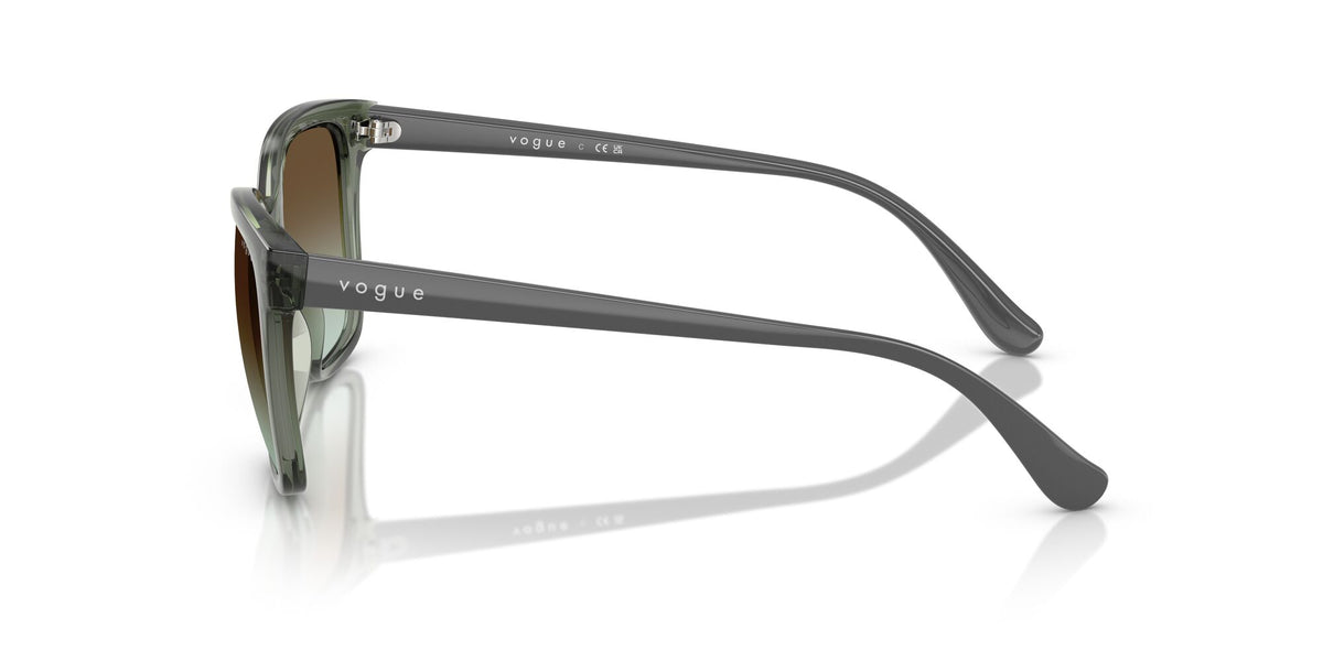 Vogue  0VO5426S 3086E8 54 Transparent Mallard Green/ Green Gradient Brown