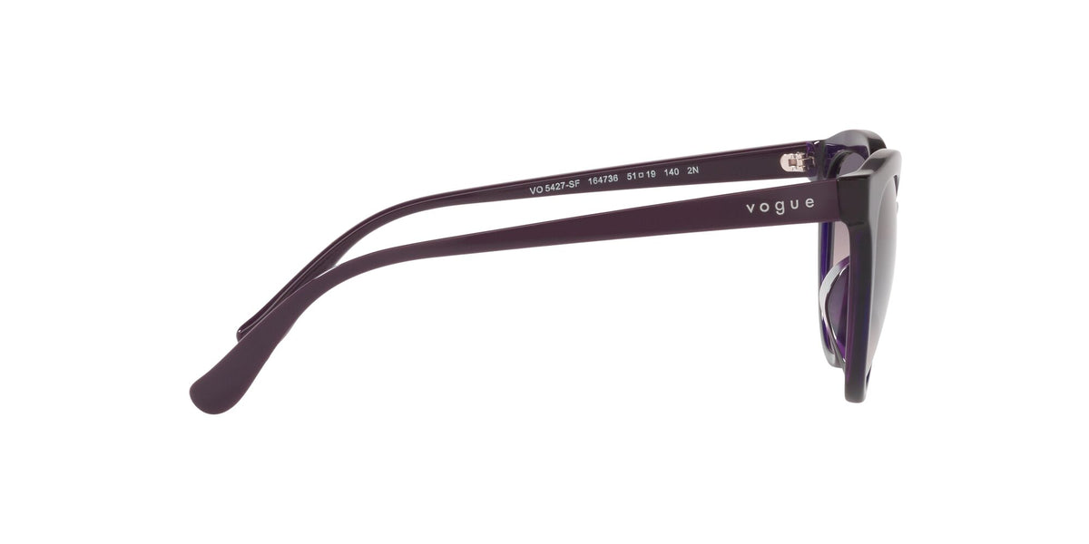 Vogue 0VO5427SF 164736 51 Transparent Purple/ Pink Gradient Dark Violet 51 / Plastic / Plastic