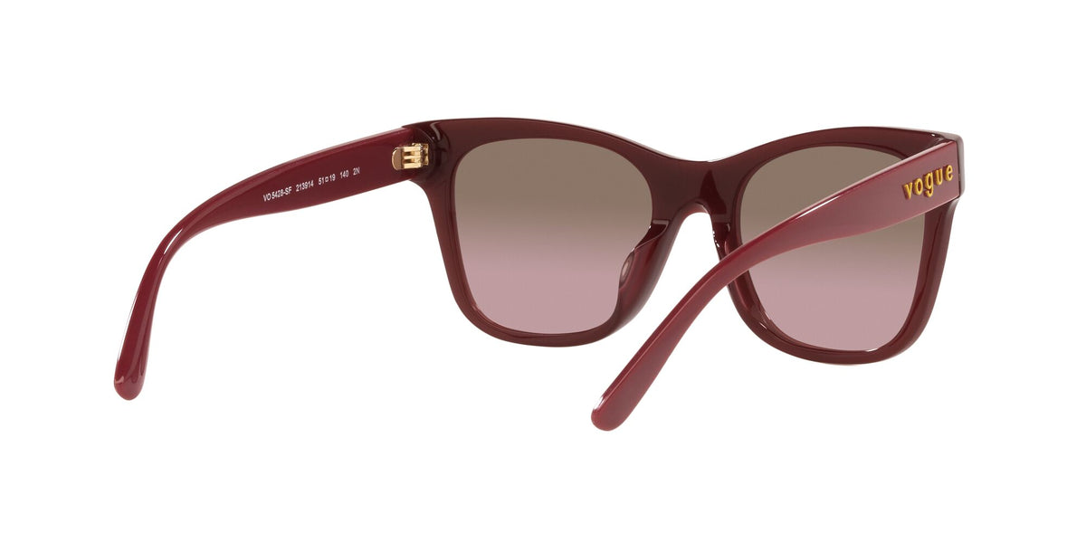 Vogue 0VO5428SF 213914 51 Bordeaux/ Violet Gradient Brown 51 / Plastic / Plastic
