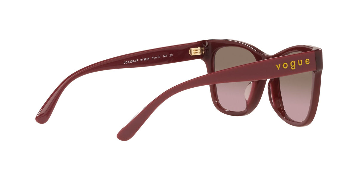 Vogue 0VO5428SF 213914 51 Bordeaux/ Violet Gradient Brown 51 / Plastic / Plastic