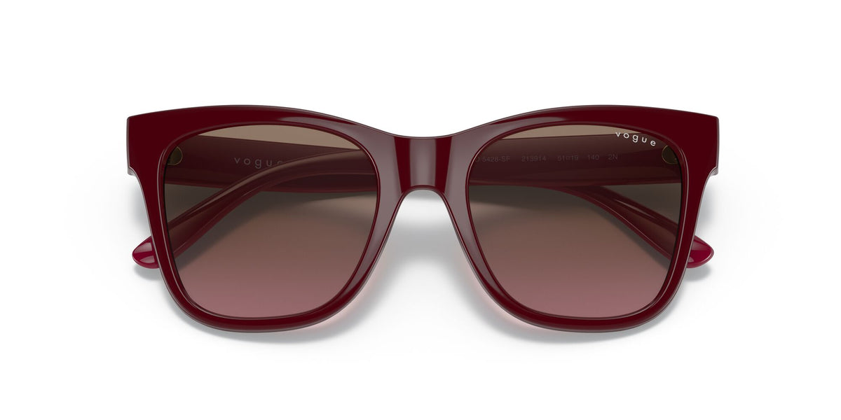 Vogue 0VO5428SF 213914 51 Bordeaux/ Violet Gradient Brown 51 / Plastic / Plastic