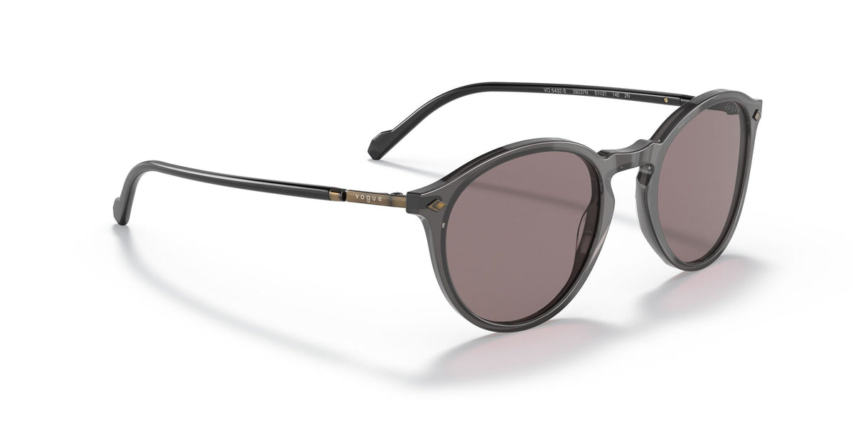Vogue 0VO5432S 29237N 51 Grey Transparent/ Purple Brown 51 / Plastic / Plastic