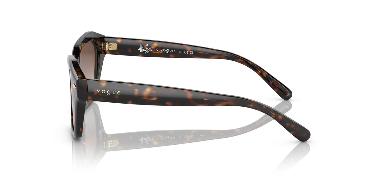 VO 5444S Vogue  Dark Havana / Brown Gradient 52 52 / Polyamide / Acetate / Acetate