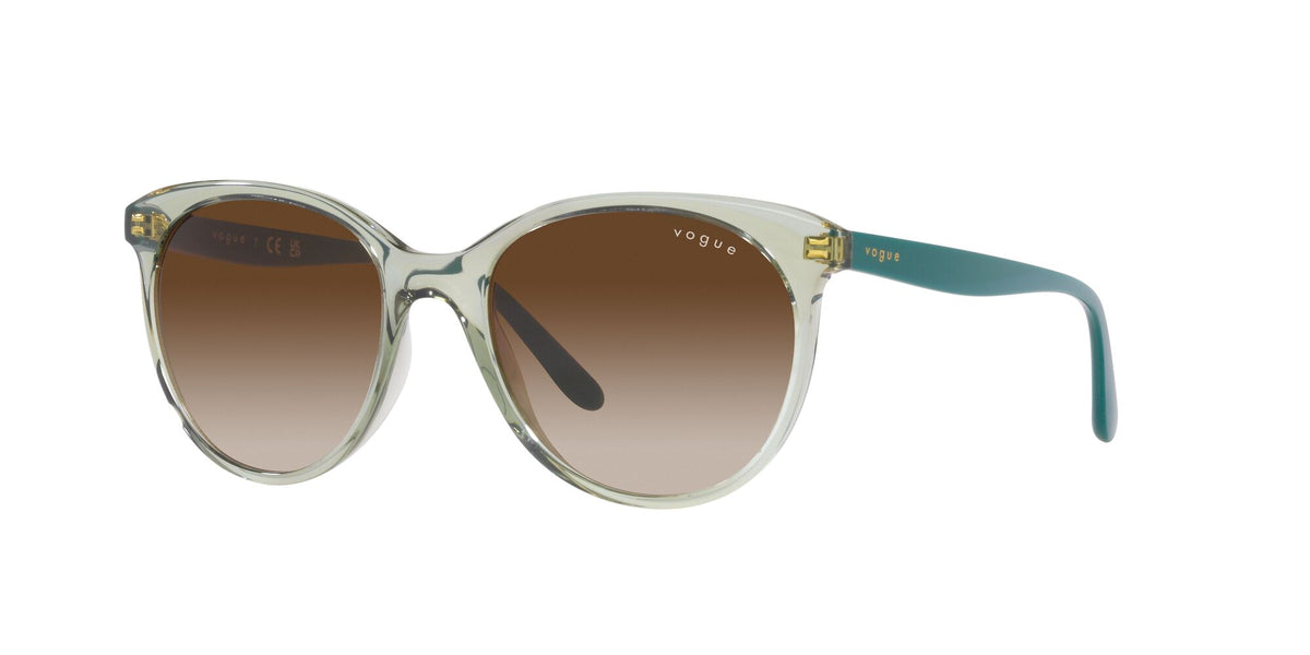 Vogue 0VO5453S 302213 53 Transparent Light Green/ Brown Gradient 53 / Plastic / Plastic