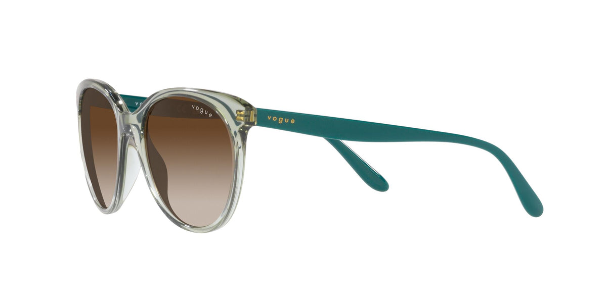 Vogue 0VO5453S 302213 53 Transparent Light Green/ Brown Gradient 53 / Plastic / Plastic