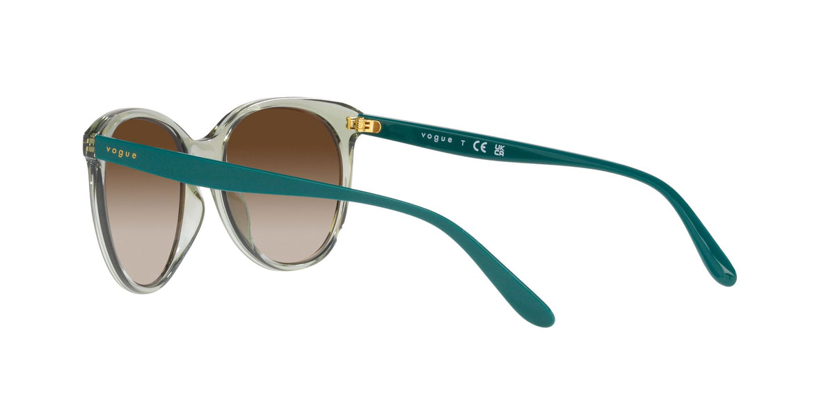 Vogue 0VO5453S 302213 53 Transparent Light Green/ Brown Gradient 53 / Plastic / Plastic