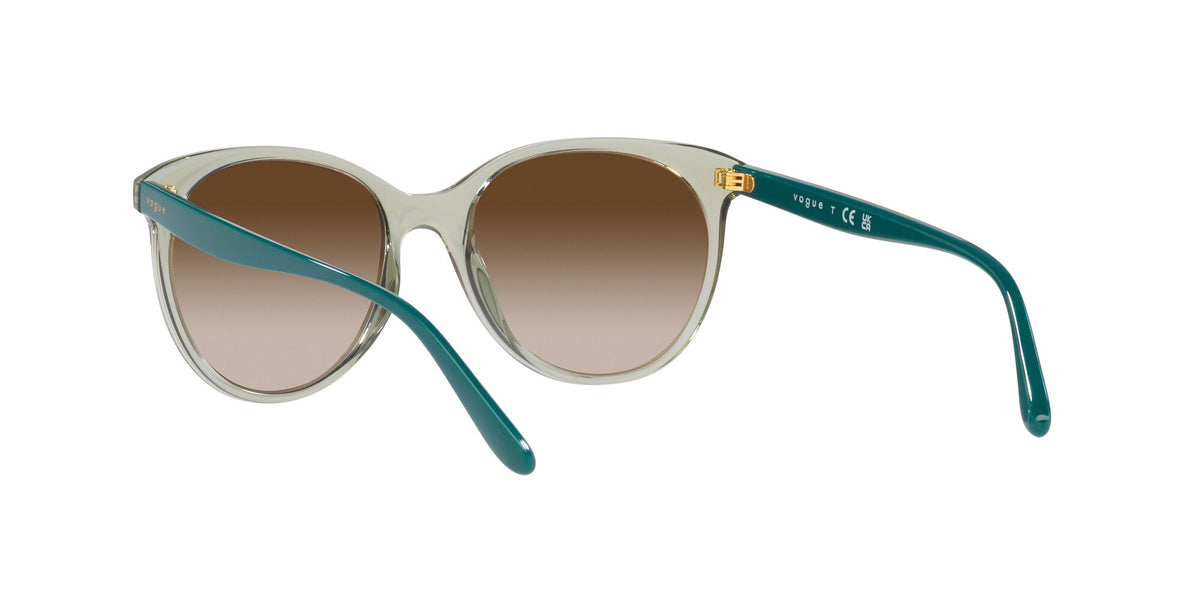 Vogue 0VO5453S 302213 53 Transparent Light Green/ Brown Gradient 53 / Plastic / Plastic