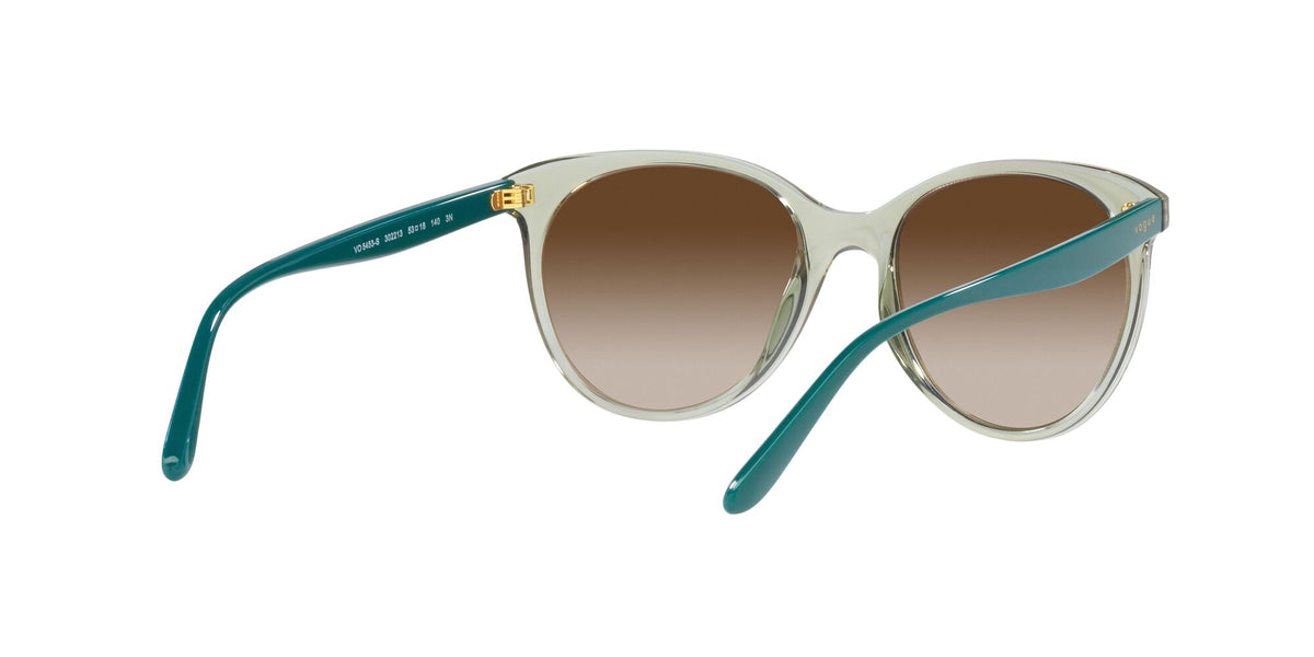 Vogue 0VO5453S 302213 53 Transparent Light Green/ Brown Gradient 53 / Plastic / Plastic