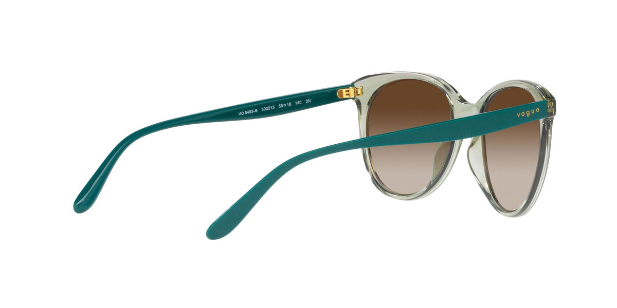 Vogue 0VO5453S 302213 53 Transparent Light Green/ Brown Gradient 53 / Plastic / Plastic