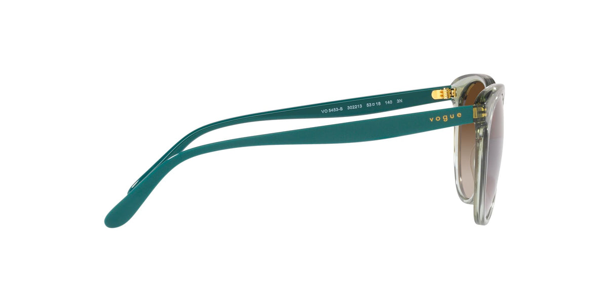 Vogue 0VO5453S 302213 53 Transparent Light Green/ Brown Gradient 53 / Plastic / Plastic