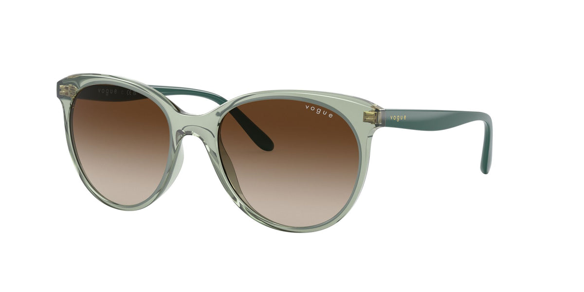 Vogue 0VO5453S 302213 53 Transparent Light Green/ Brown Gradient 53 / Plastic / Plastic