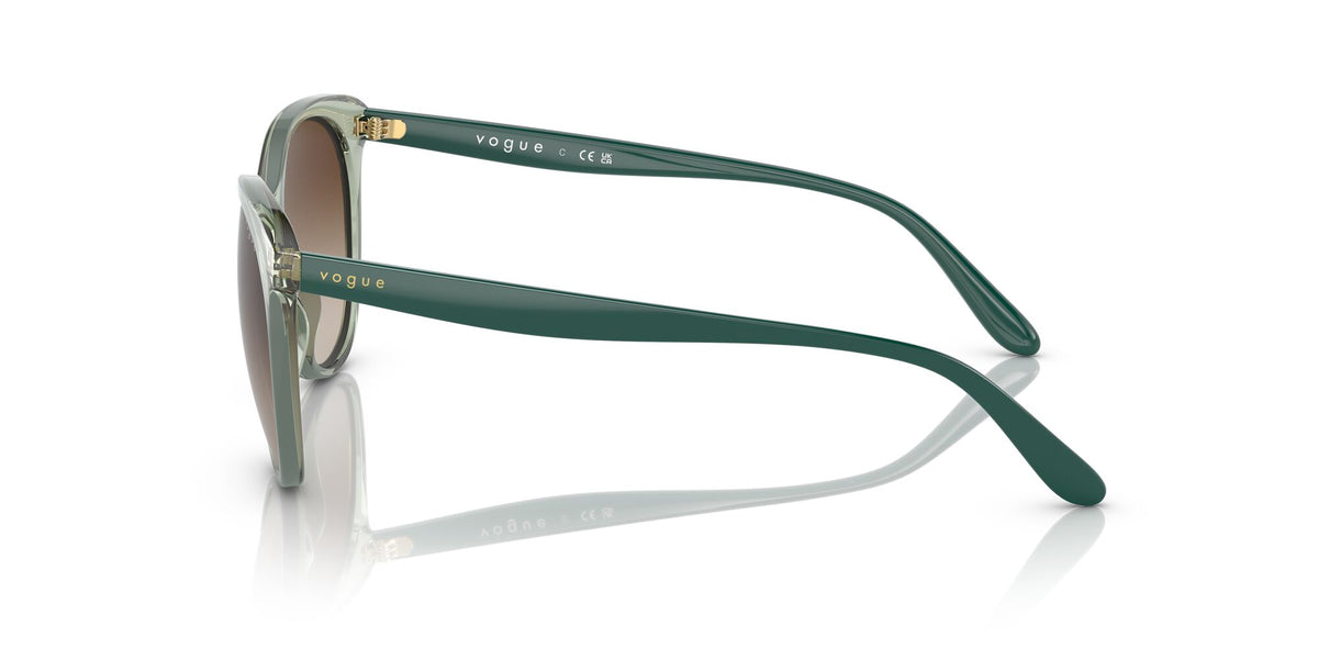 Vogue 0VO5453S 302213 53 Transparent Light Green/ Brown Gradient 53 / Plastic / Plastic