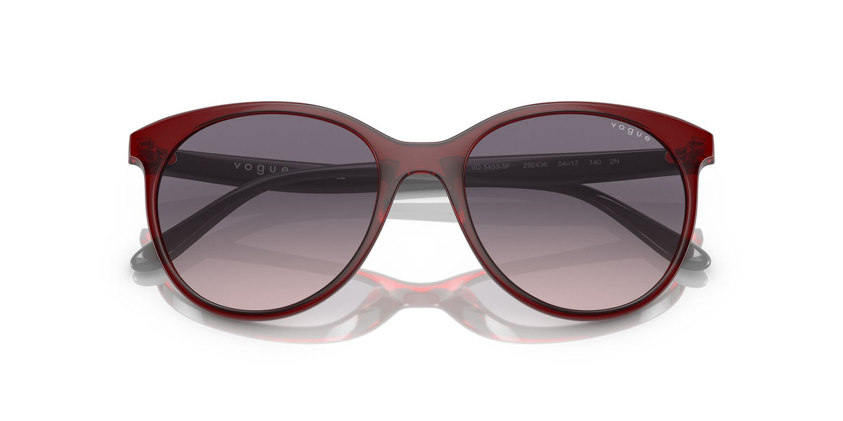 Vogue 0VO5453SF 292436 54 Transparent Bordeaux/ Pink Gradient Dark Grey 54 / Plastic / Plastic