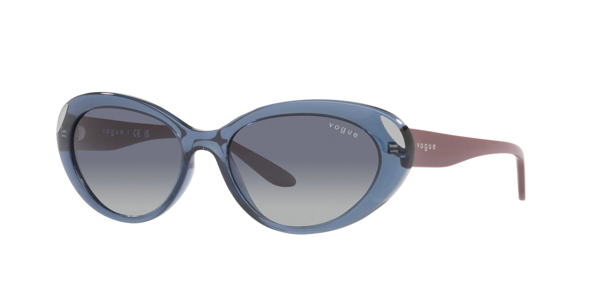 Vogue 0VO5456S 27644L 55 Transparent Dark Blue/ Gradient Blue 55 / Plastic / Plastic