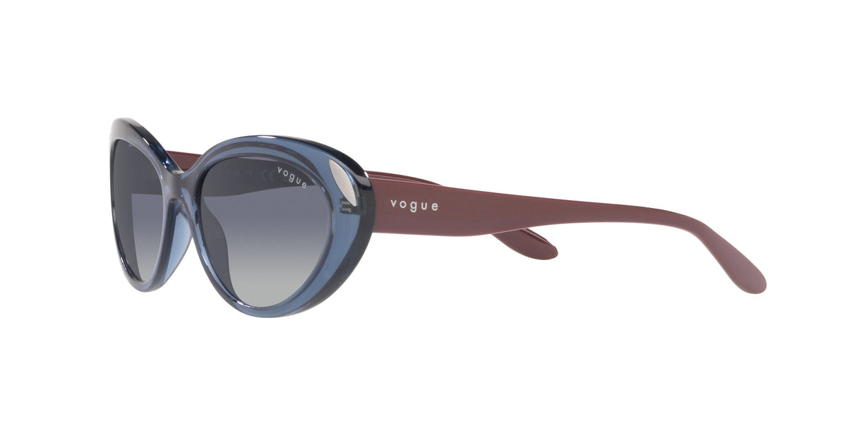 Vogue 0VO5456S 27644L 55 Transparent Dark Blue/ Gradient Blue 55 / Plastic / Plastic