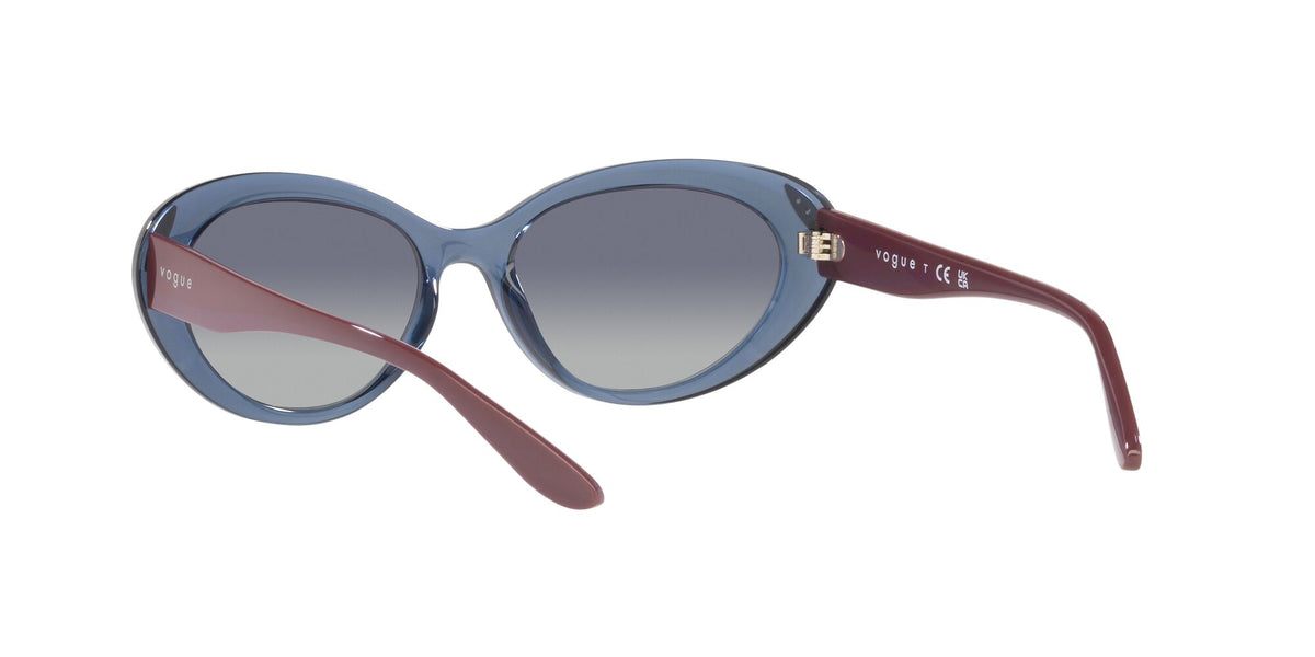 Vogue 0VO5456S 27644L 55 Transparent Dark Blue/ Gradient Blue 55 / Plastic / Plastic
