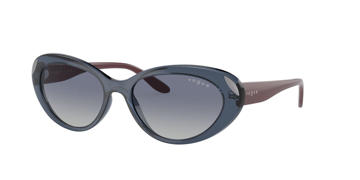 Vogue 0VO5456S 27644L 55 Transparent Dark Blue/ Gradient Blue 55 / Plastic / Plastic